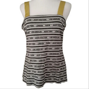 Juicy Couture Black Label Destination Paris Los Angeles‎ New York Tank Medium